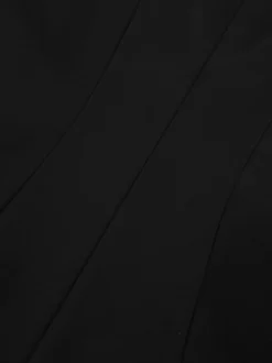 Blazer péplum vintage pour femme - Veste cintrée à manches bouffantes et col montant - Vêtement d'extérieur chic pour les fêtes de printemps 2026
