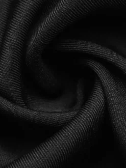 Blouse courte décontractée à manches cloche et bordure en dentelle pour femme col bateau dos lacé taille cintrée.