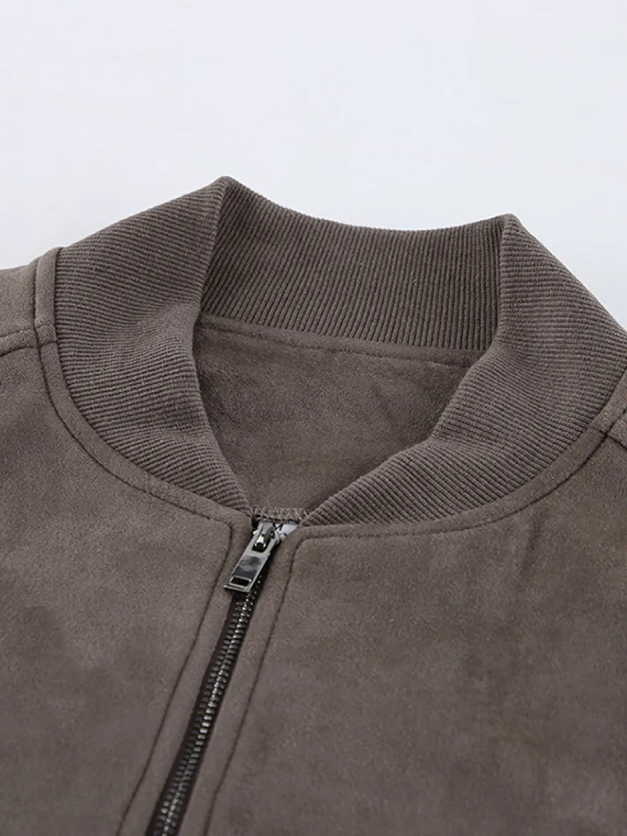 Blouson aviateur zippé rétro pour un look urbain 2026