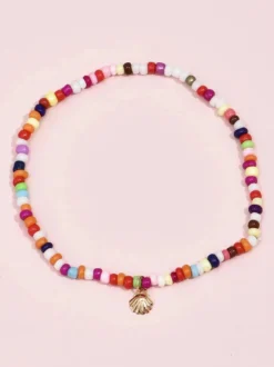 Boho Blond Cheville Chaîne Perlée Chaînes Bijoux Complets Du Corps Pour Les Femmes