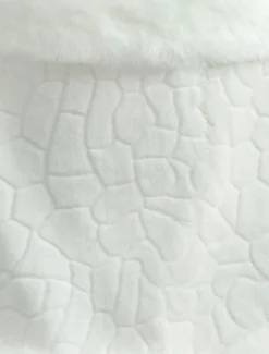 Boléro fête de mariage en angora ivoire