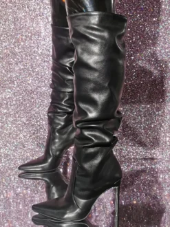 Bottes chics à talons aiguilles pour femmes