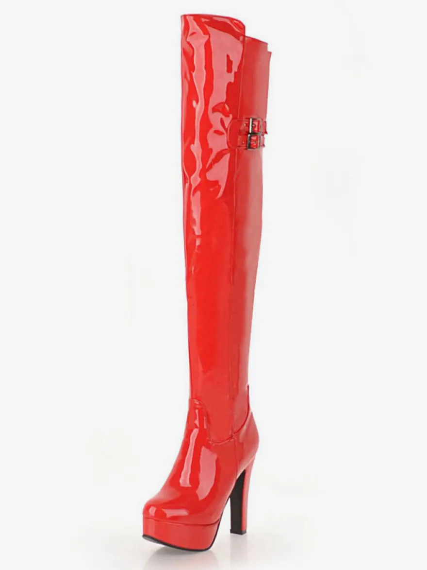 Bottes cuissardes noires Bottes femme à talons hauts