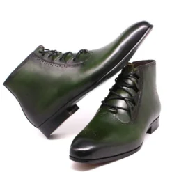 Bottes habillées pour hommes bottines en cuir véritable faites à la main