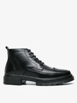 Bottes habillées pour hommes bottines Derby à bout golf bout rond et semelle épaisse