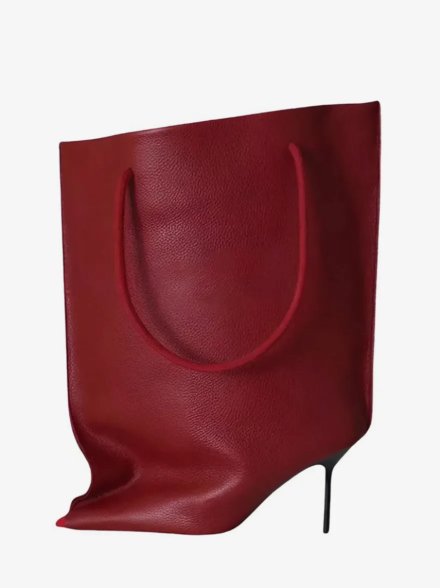 Bottes à talons hauts et bout pointu pour femme