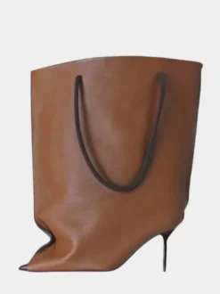 Bottes à talons hauts et bout pointu pour femme