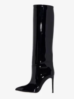 Bottes à talons hauts pour femmes bottes hautes à bout pointu