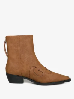 Bottines Chelsea à bout pointu et fermeture éclair pour femme