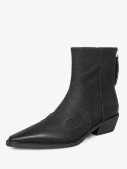Bottines Chelsea à bout pointu et fermeture éclair pour femme