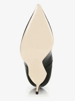 Bottines Chelsea noires à bout pointu et talons hauts pour femmes
