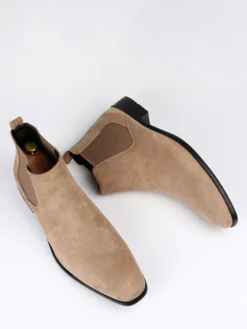 Bottines Chelsea pour hommes bout rond style décontracté