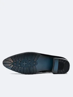 Bottines Chelsea pour hommes en cuir de vachette chic à bout pointu et bottines courtes noires