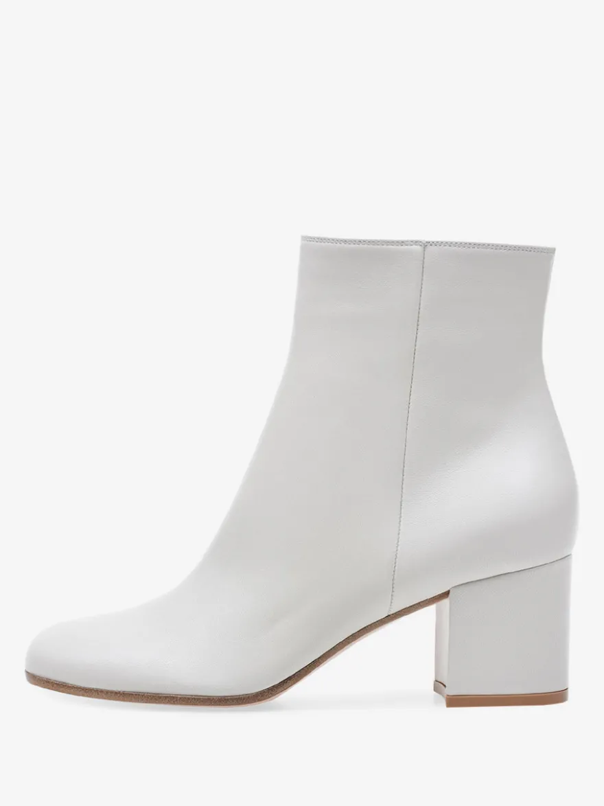 Bottines en daim à bout rond talon épais chaussures
