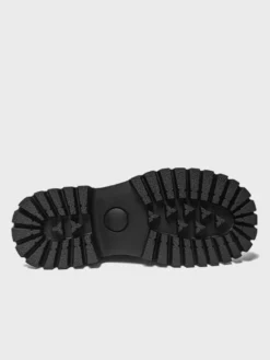 Bottines noires à boucle pour hommes