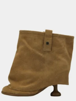 Bottines noires à bout rond et talons hauts Flodover