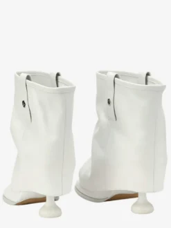 Bottines noires à bout rond et talons hauts Flodover