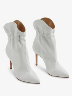 Bottines noires à talons hauts et bout pointu pour femmes