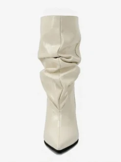Bottines pour femmes à bout pointu et talon compensé