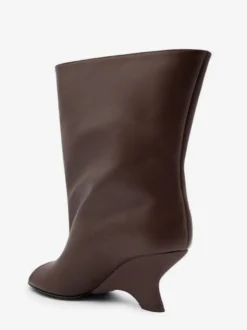 Bottines à talon peep-toe pour femmes