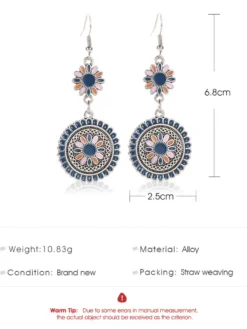Boucles d'oreilles Daisy Bohemian pour femmes 2026