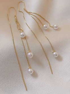 Boucles d'oreilles de mariage Strass Femme Strass Bijoux de mariage percés