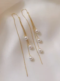 Boucles d'oreilles de mariage Strass Femme Strass Bijoux de mariage percés