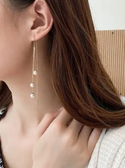 Boucles d'oreilles de mariage Strass Femme Strass Bijoux de mariage percés
