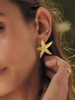 Boucles d'oreilles de plage en forme d'étoile de mer pour femmes 2026