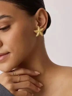 Boucles d'oreilles de plage en forme d'étoile de mer pour femmes 2026