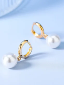 Boucles d'oreilles en perles vintage pour femmes 2026
