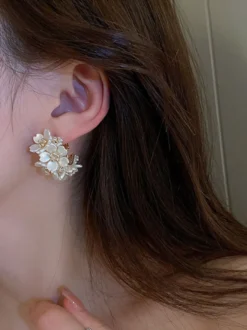 Bouclie d'oreille accessoire de mariée