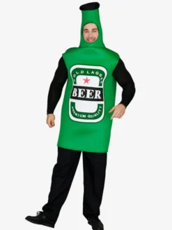 Bouteille de bière drôle d'Halloween Costume d'Halloween une pièce pour la fête de l'Oktoberfest