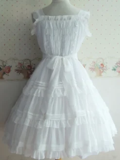 Boutons doux Polyester Lolita Robe Déguisements Halloween