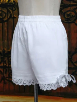 Bow blanc doux coton Lolita Shorts Déguisements Halloween