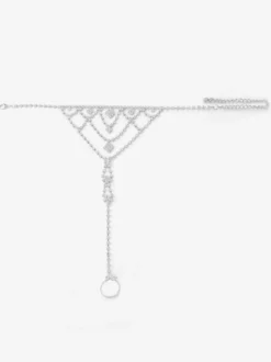 Bracelet de Cheville Cristal Classique Chaîne Tressée Plage Bijoux Femme Adulte Accessoires