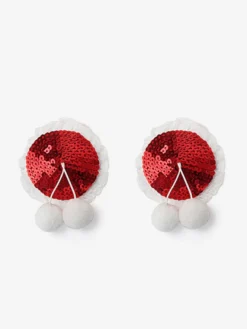 Cache-Tétons De Noël À Paillettes Rouges Pour Costume Sexy