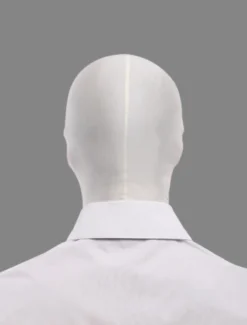 Cagoule en lycra spandex blanche accessoire zentai unicolore Déguisements Halloween