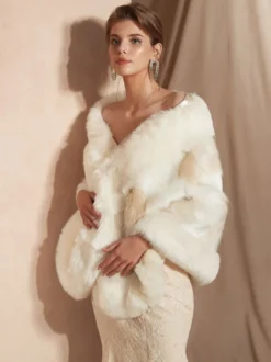 Cape manteau poncho femme boléro de mariage