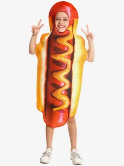 Carnaval Costumes Drôles Enfant Cosplay Hotdog