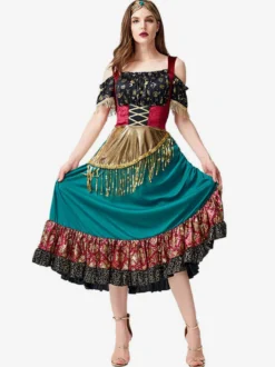 Carnaval Costumes Gitane Flamenco Danse