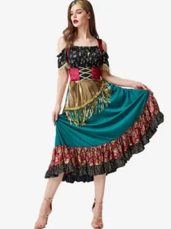 Carnaval Costumes Gitane Flamenco Danse