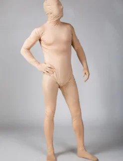 Catsuit Beige Déguisements Halloween Lycra Spandex Unisexe Zentai Costume