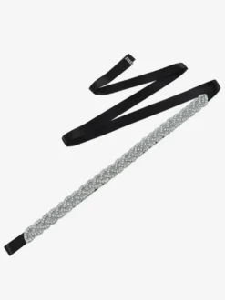 Ceinture de mariée Ceinture en diamant argenté