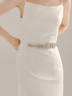 Ceinture de perles pour robe de mariée