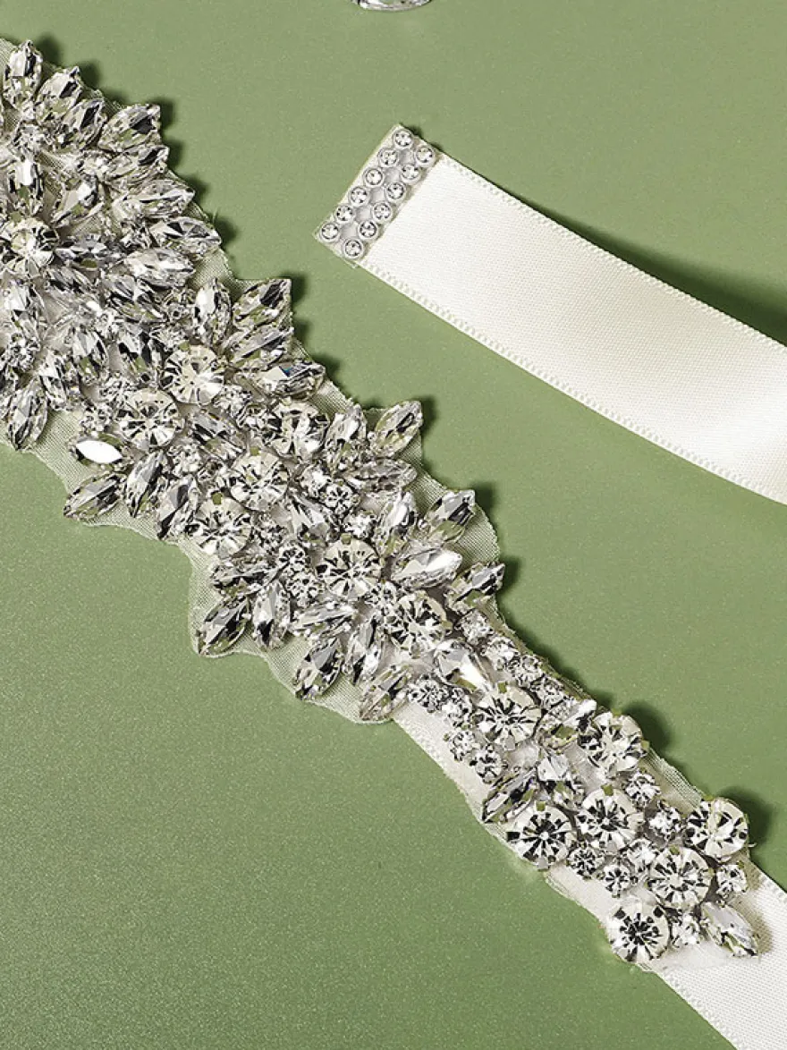 Ceinture de perles pour robe de mariée