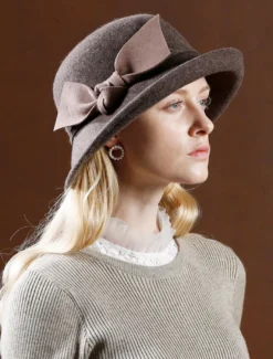 Chapeau de laine rétro Arcs Royal Accessoires cheveux Femmes Vintage Headpieces Déguisements Halloween