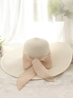 Chapeau de paille d'été à bord surdimensionné protection solaire pliable pour femmes 2026