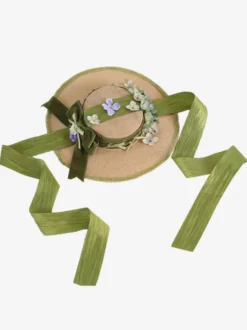 Chapeau Lolita Style Pastoral Vintage Nœuds Volants Accessoire Fleurs Lolita Coiffure