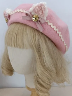 Chapeau Rococo Style Lolita Volants Nœuds Accessoire Polyester Lolita
